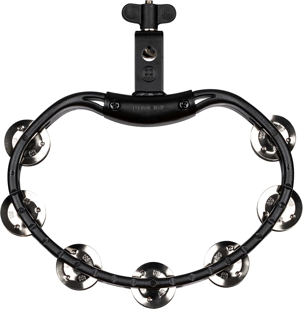 Meinl Set-Tambourine HTMT2BK, Steel Jingles - Tamburyn