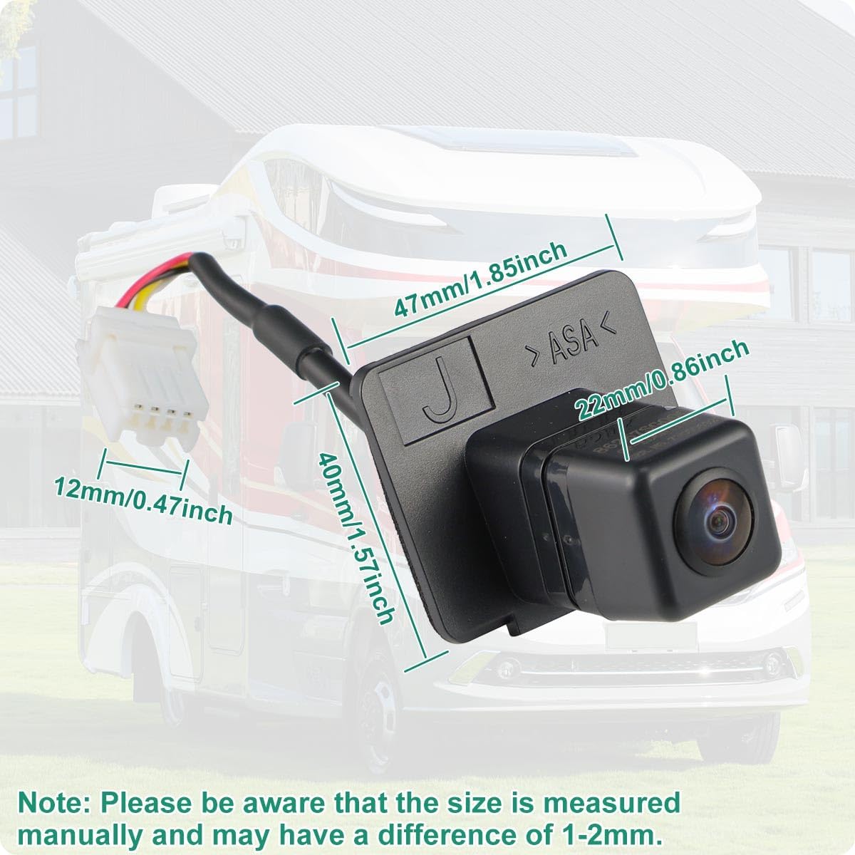 GreenYi OE Backup Camera (Part # 86267SG000) Fit for Subaru Forester 2014 2015 2016 - Replaces Part # 86267-SG000, 86267 SG000, V63-74-0005, 590-925, SU1960102, PAC428