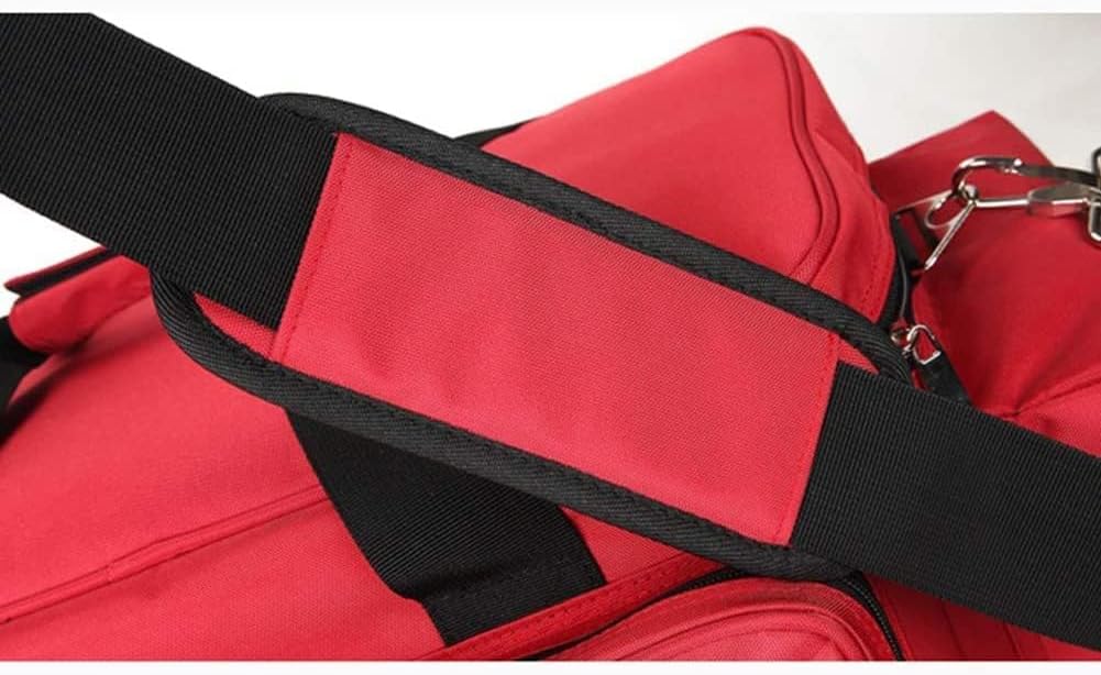Portable First Aid Bag, With Adjustable Shoulder Strap Nurse Tote Bag, Oxford Cloth Waterproof Large Capacity Backpack for Trauma, Rescue, Medical(L,A)