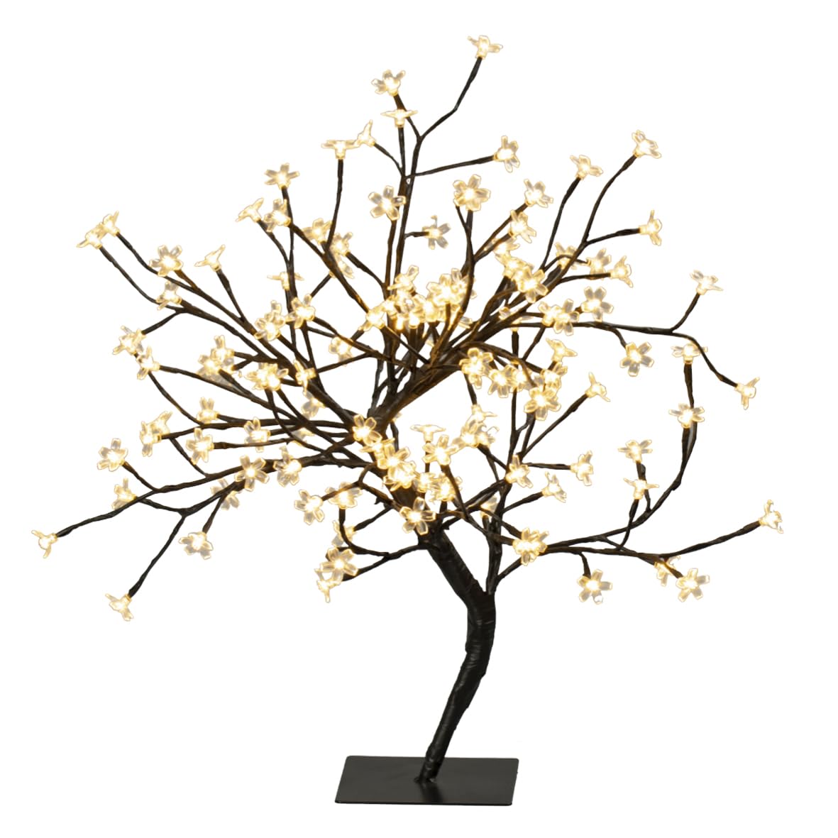 The Christmas Workshop 75020 60cm Blossom Tree / 128 Warm White Lights/Energy Efficient LEDs/Mains Operated/Steady On Light Pattern