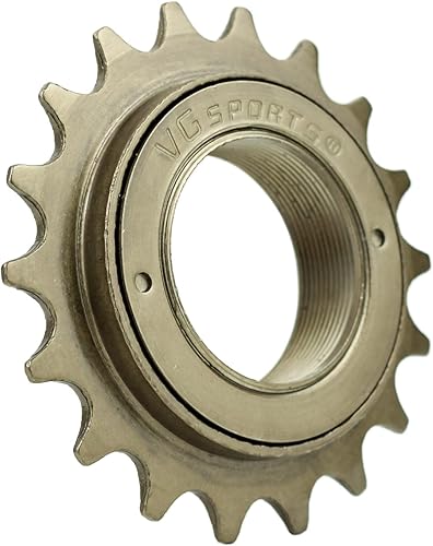 Miniatura 15 de VG SPORTS Rueda libre de bicicleta de una sola velocidad, 16T/18T/20T/22T/24T Compatible con piezas de repuesto Freehub tipo roscado de rueda libre