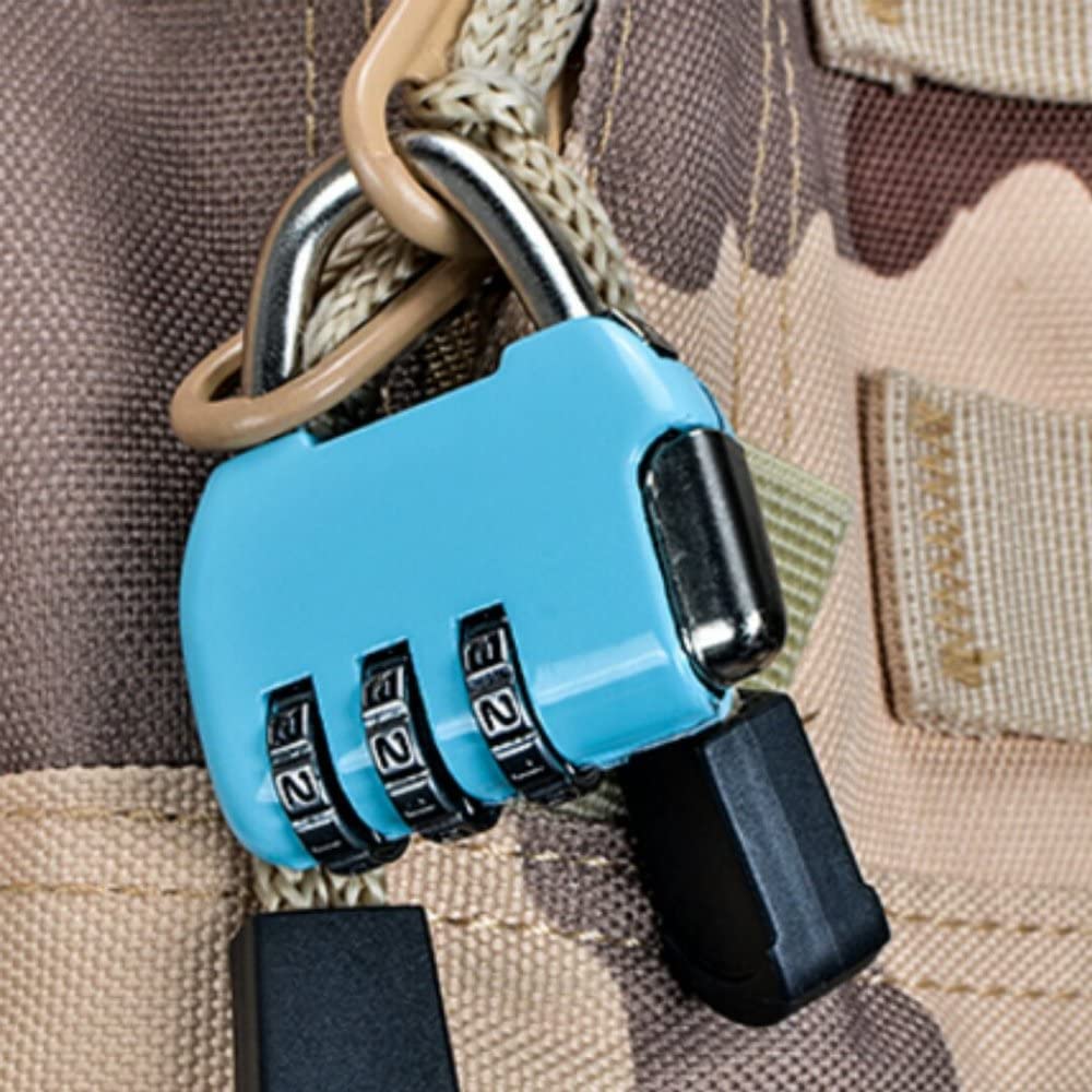 2 Pack Code Padlocks, 4 Digit Long Shackle Resetta... - Grandado - View #6