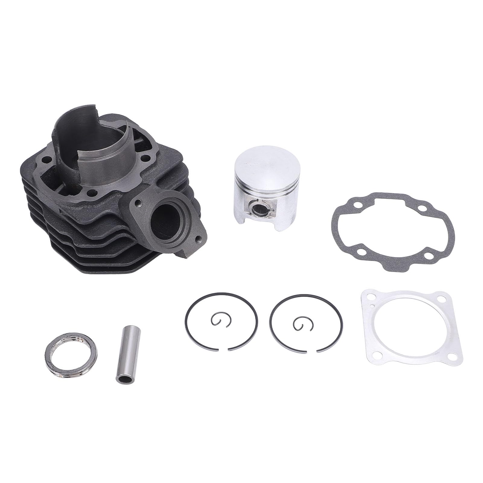 Kit Cilindro Big Bore 70 Pistoni Ad Alte Prestazioni Fasce Elastiche Clip Set di Teste per Motori Verticali Raffreddati Ad Aria Trekker TKR Riders Metallo