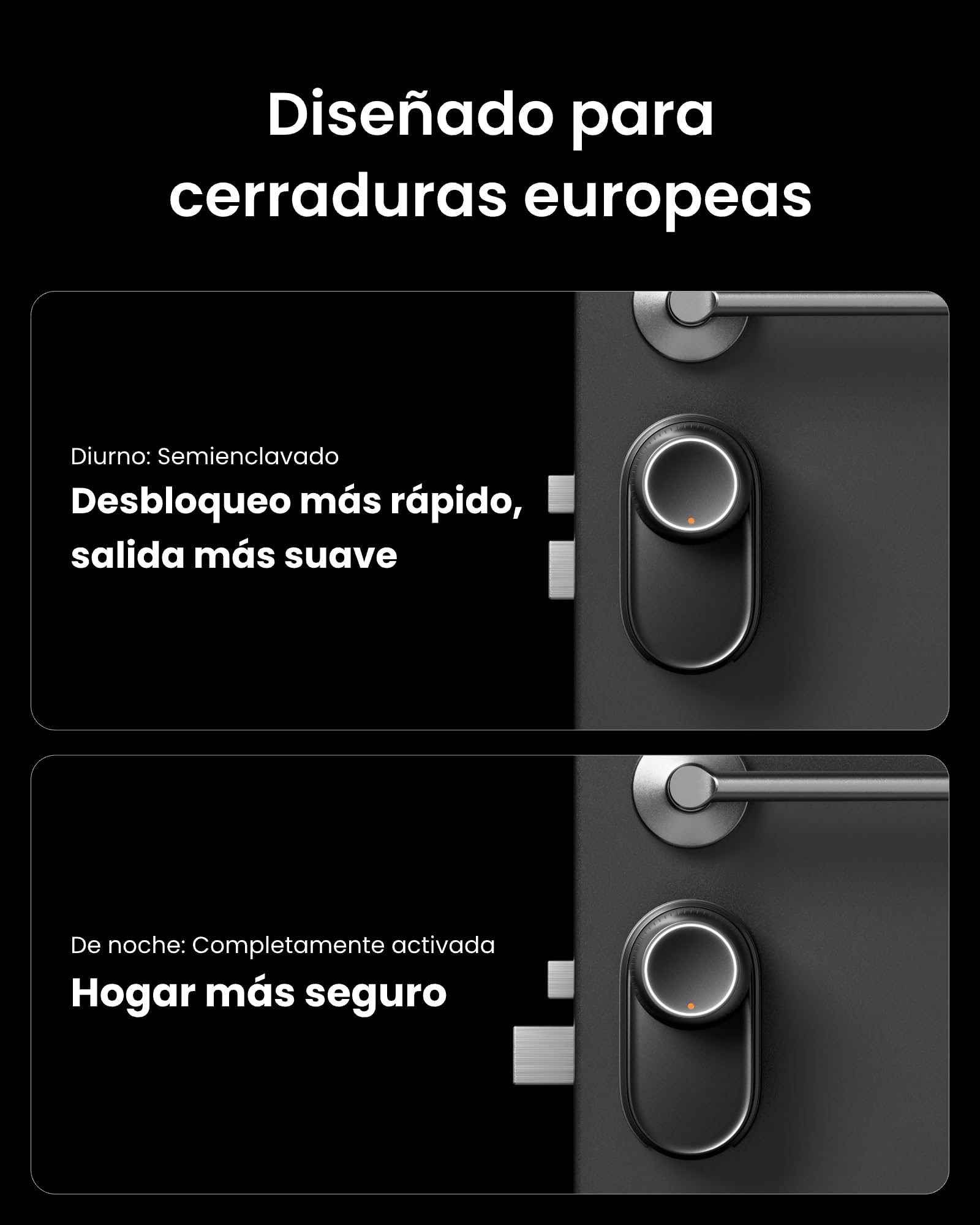 SwitchBot Wi-Fi Smart Lock Ultra con videotimbre, Teclado táctil, Lector de Huellas, Perfil Europeo, IP65, Compatible con Matter, Alexa, Google y IFTTT