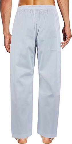 Miniatura 5 de G4 VISION Pantalones de karate de artes marciales pantalones de karate para estudiantes de algodón GI Aikido Kids Pant Kung Fu Adultos Kimono