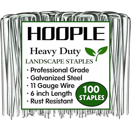 Amazon Com Garden Staples U Shaped Steel Pins Ground Stakes Pegs Spikes For Lawn Sod Weed Landscape Grass Fabric Netting 30pcs X Pack Garden Outdoor