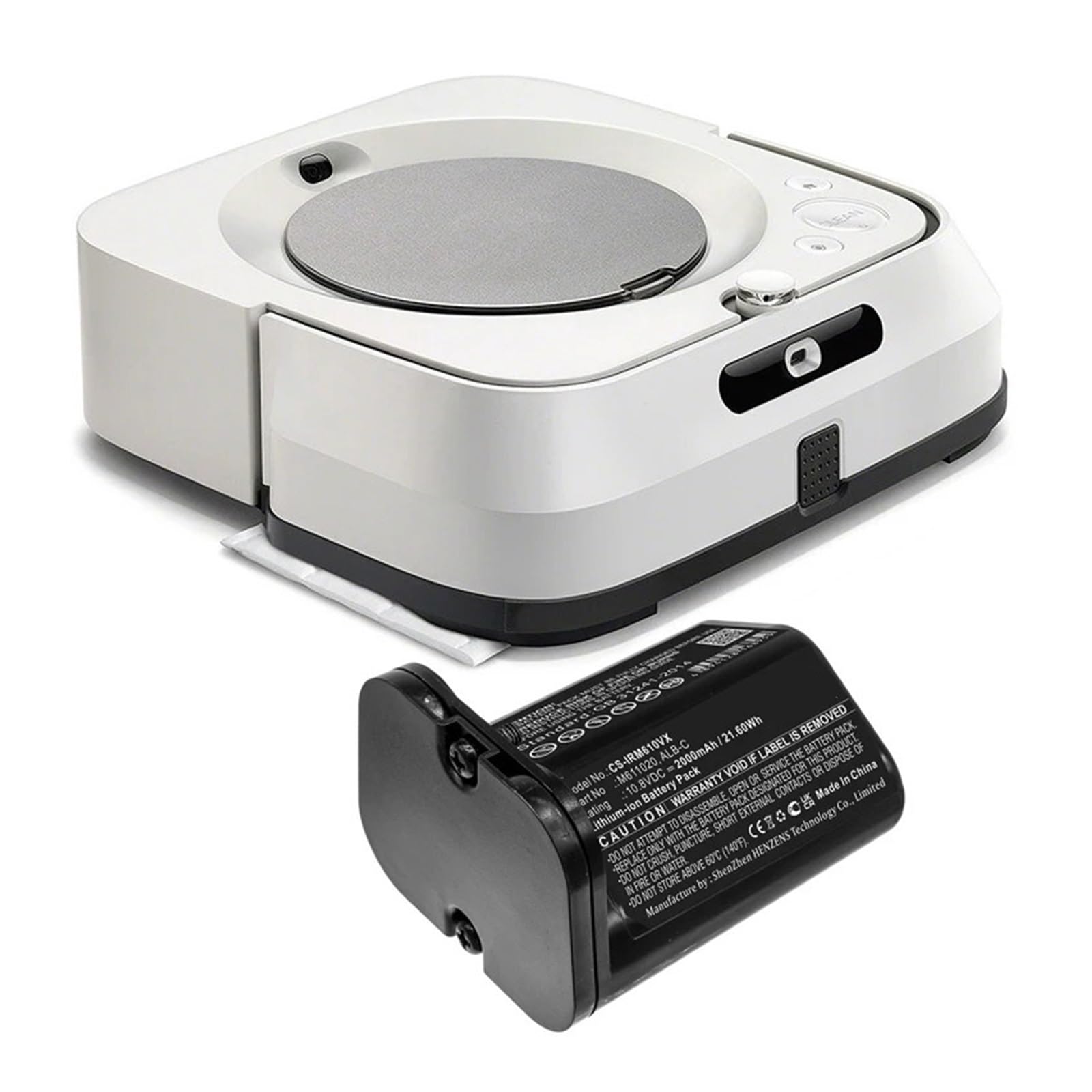 掃除機・クリーナー iRobot Braava jet m6 ブラーバ ジェット m6 (グラファイト) (公式整備済リユース品） | アイ