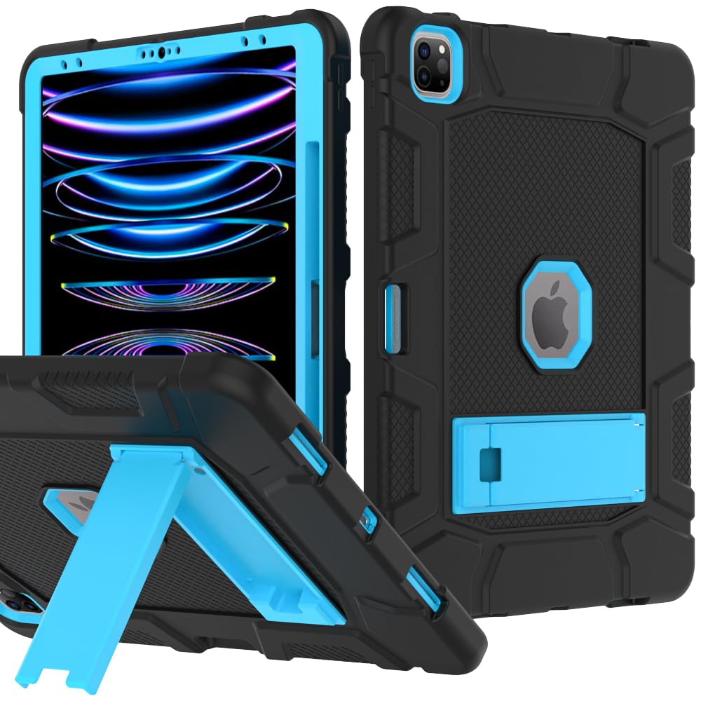 Callyue Case for iPad Pro 6th Generation 2022, in Heavy Duty  Shockproof Hybrid Protective Cover Case for iPad Pro 5th/4th/3rd Gen