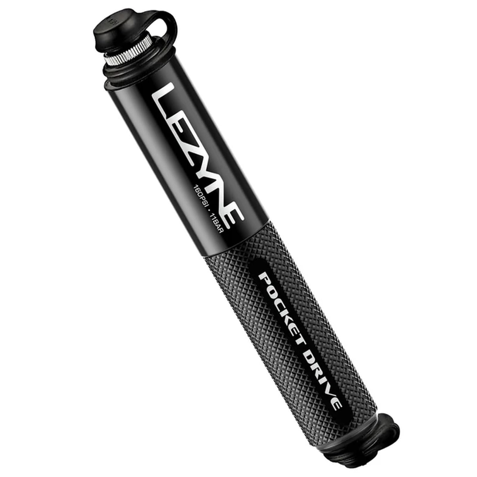 Lezyne Pocket Drive Handpumpe, Black, 140 mm