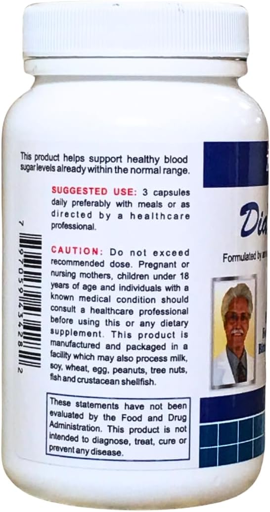 DIAHERBS is a Premium Blend of six Herbs formulated by an Endocrinologist, Dr. Sarfraz Zaidi, MD. These Herbs are Fenugreek, Bitter Melon, Gymnema Sylvestre, Jamun, Nopal and Berberine.