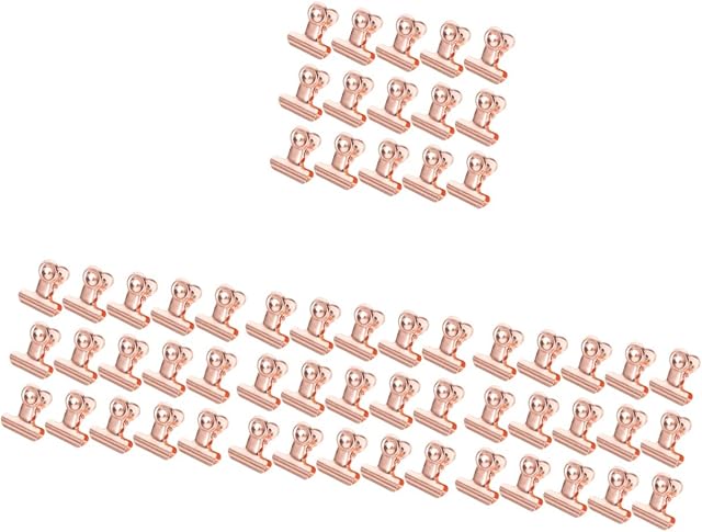 iplusmile 60 pcs Hook Locker Magnet Metal for Wide List Refrigerator Duty Note Fridge Memo Paper Display Whiteboard Red Rose Office Kitchen Heavy Clips School Fasteners Magnets Clip