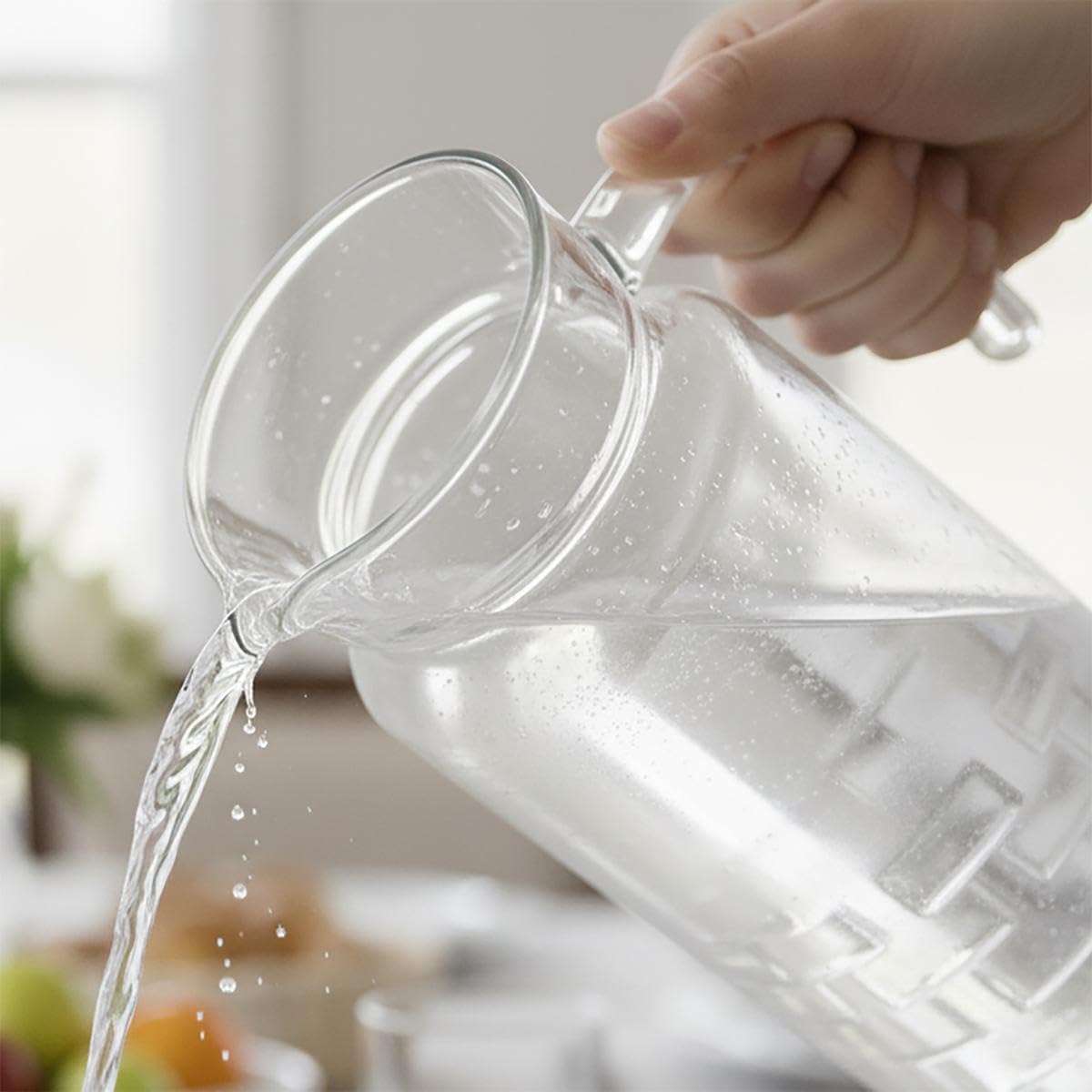 Luminarc Fridge Jug 1.3L with Lid - Transparent -5