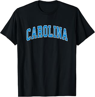 Carolina Throwback Design Print - Classic Unisex T-Shirt - Black - Small