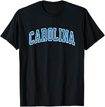 Carolina Throwback Design Print - Classic Unisex T-Shirt - Black - Small
