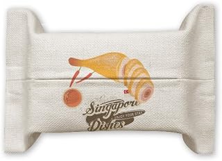 Traditional Singapore Hainanese Chicken Tissue Paper Cover Holder Cotton Linen Bag
