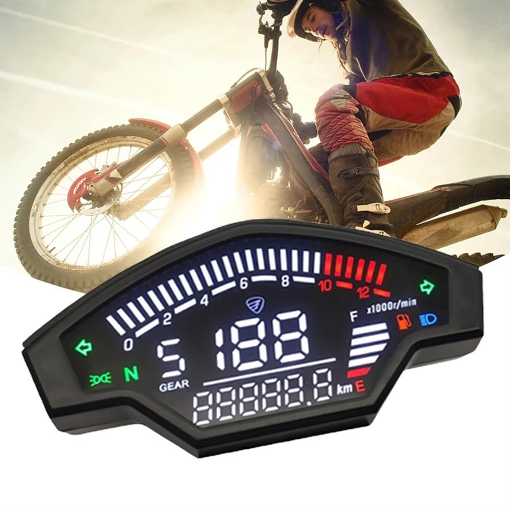 Odómetro Digital Velocímetro Digital, Odómetro, Pantalla, Tacómetro Electrónico, Odómetro, Alta Precisión para Modificación para Vortex200