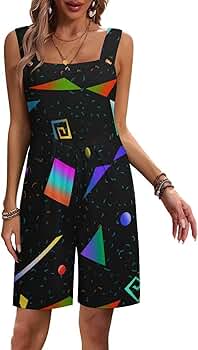 Amazon.com: CLOERTH 80s 90s Jumpsuits For Women Casual Summer