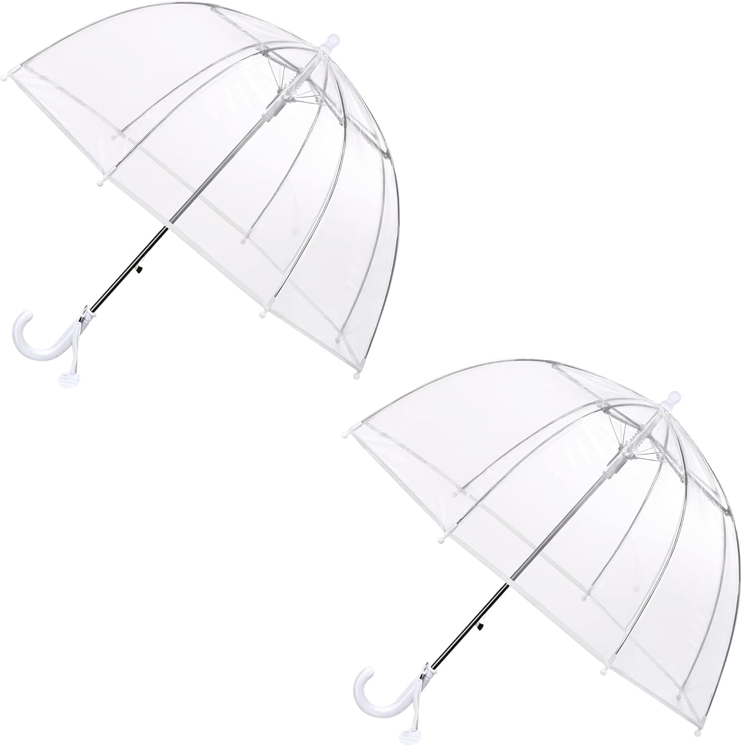 RONIARE Kids Clear Bubble Umbrellas for Rain Dome Windproof Umbrella for Kid Girls and Boys