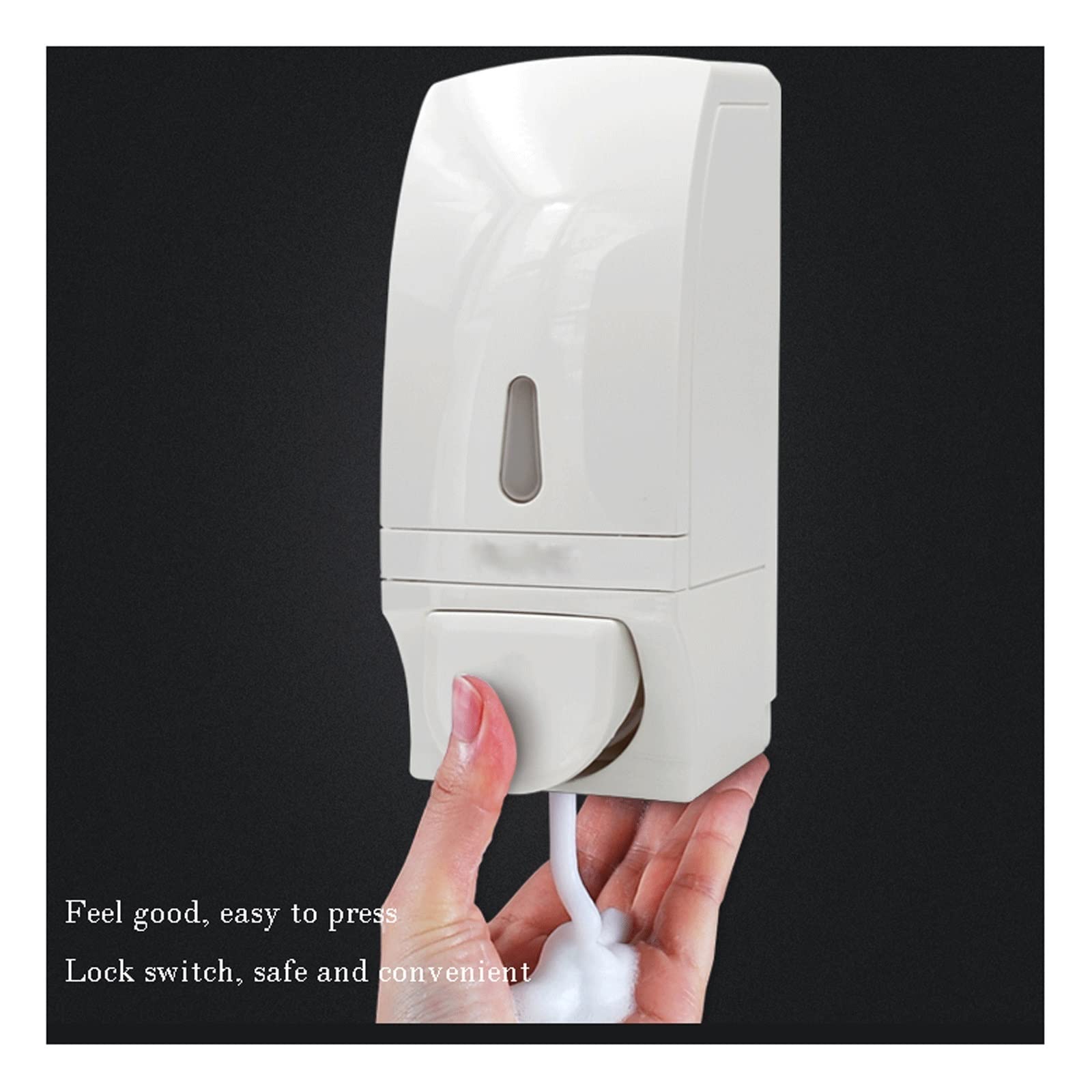 Dispenser Di Sapone Da Cucina Dispenser for sapone in schiuma a pressione manuale, distributore di sapone da cucina, distributore di sapone da bagno, adatto for vari liquidi e può essere riutilizzato