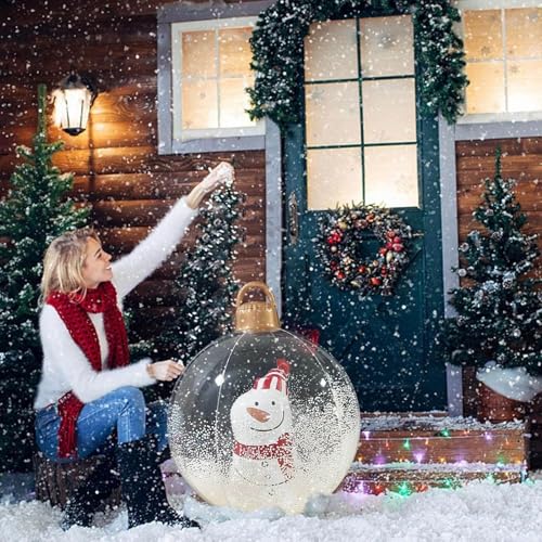 Décorations de Noël géantes extérieur et bonhomme de neige télécommandé - 4