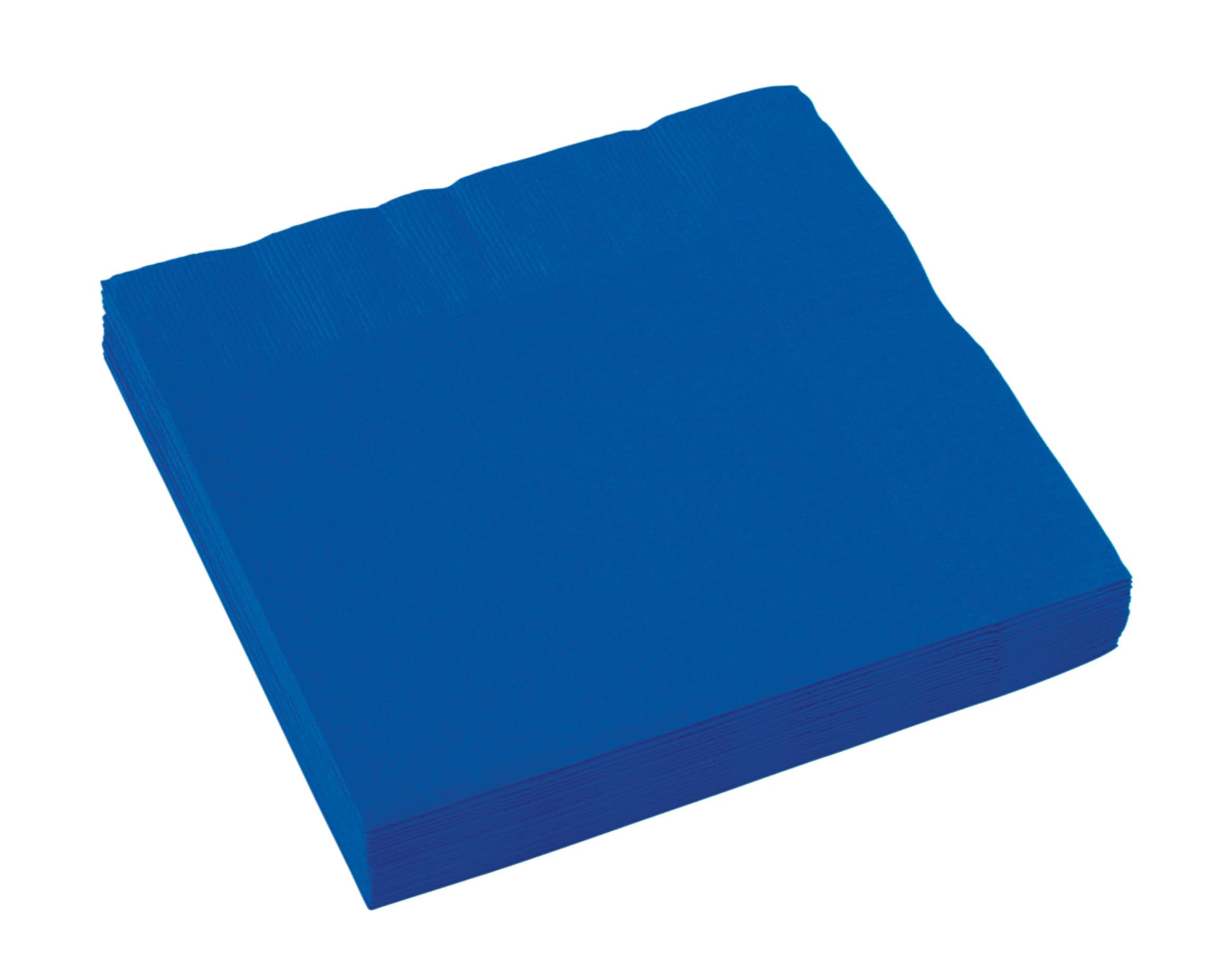 Amscan Blue 10022291 Bright 2Ply Luncheon Napkins 33Cm, 20 Pcs
