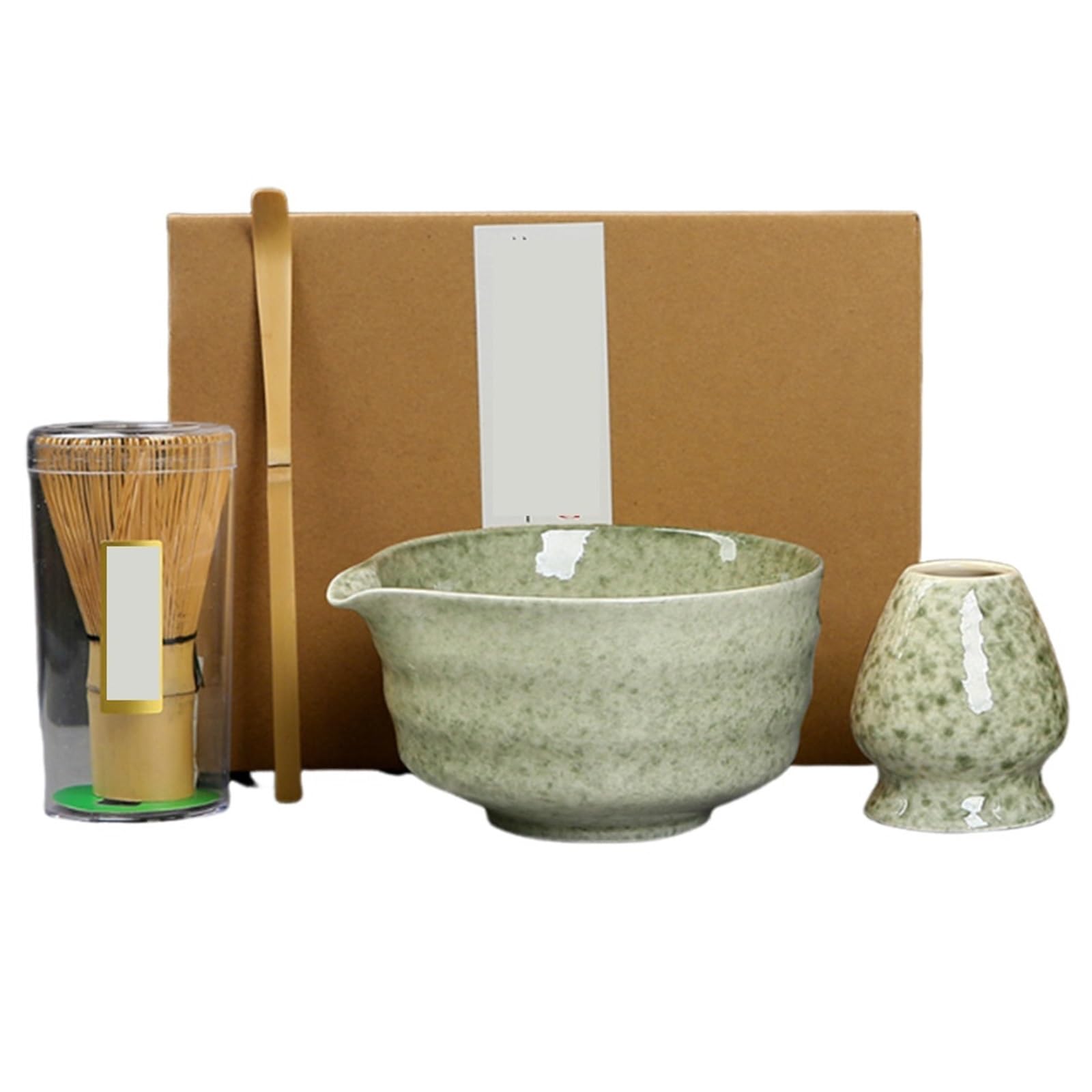 Juego De Té Matcha, Tazón Cerámica For Con Pico, Elegante Batidor, Exquisita Cuchara For For Amantes Del Kit Te Matcha