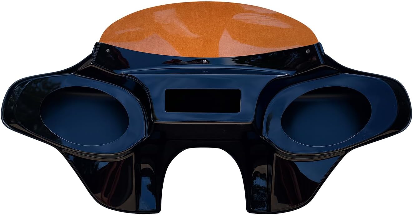 For Honda Vtx Glossy Batwing Fairing VTX C, R, & S 1300 & 1800 Batwing Fairing W/ Tinted Windshield Stainless Steel Mounting Braclets 6x9 Speaker Cutout
