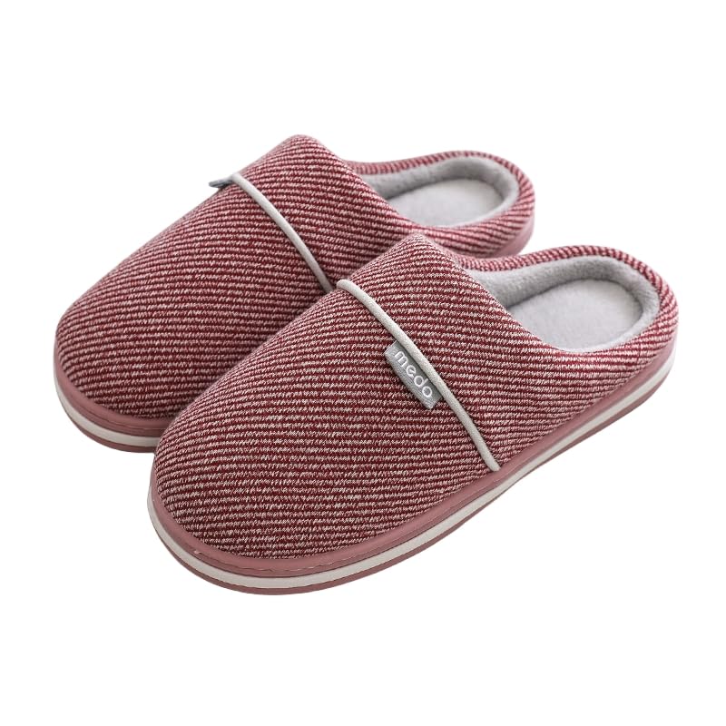 Pantoufles en coton ZONTO pour homme en grande taille chaussons d'hiver chauds