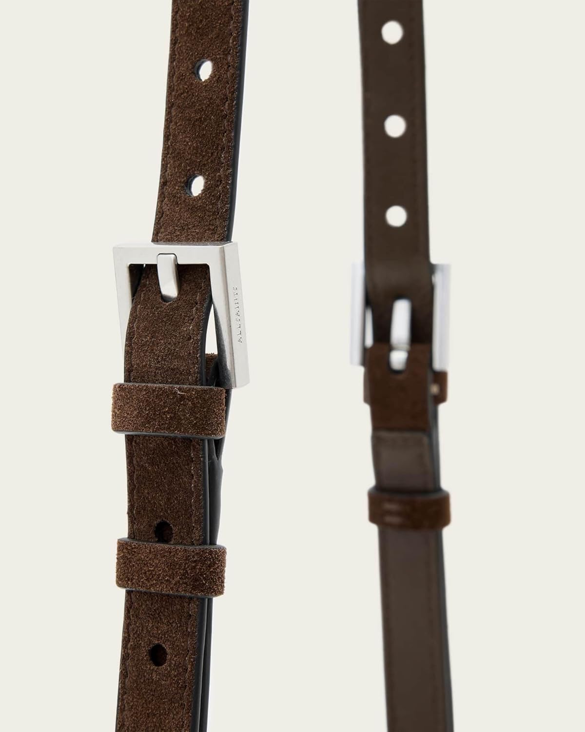 AllSaints Jupiter Suede Xbody Fango Brown W363XD One Size