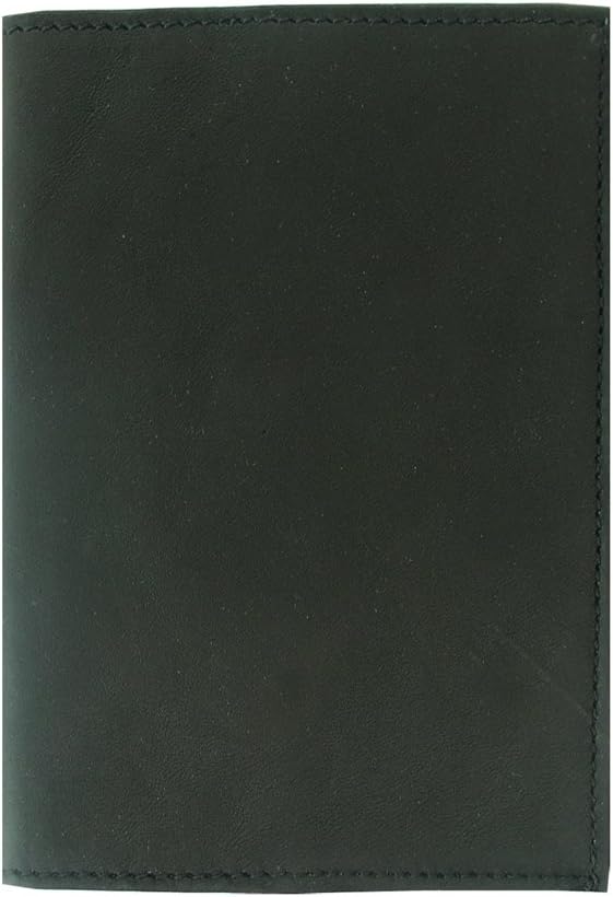 Piel Leather Passport Cover, Black, One Size