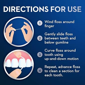 Oral-B Super Floss Pre-Cut Wires Floss, Mint, 50 Pieces
