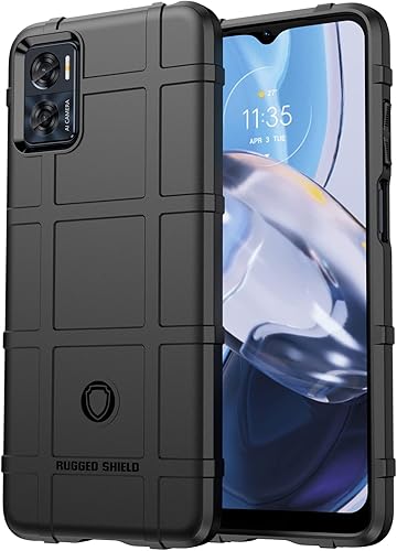 Funda delgada para Motorola E22, funda protectora resistente con protección de grado militar a prueba de golpes y lente de cámara para Moto E22Moto