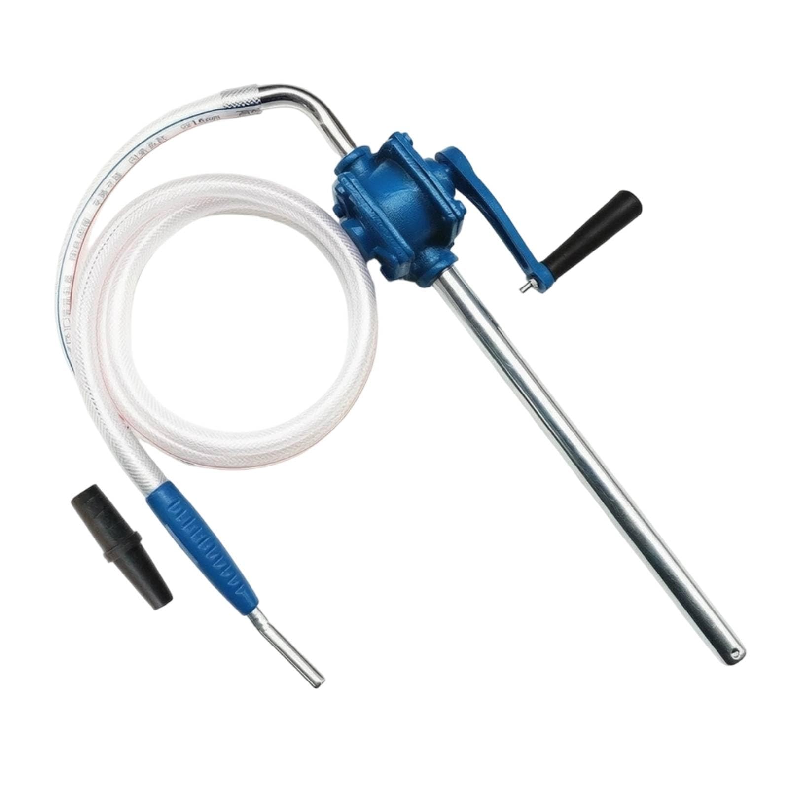 Pompa Manuale Trasferimento Olio Pomp Manovella Sifone Olio Estrattore con Tubo Lungo E Ingresso Curvo Beccuccio Doppio, Tubo Di Aspirazione 32 Cm - Tubo Flessibile 2 M, style to 3