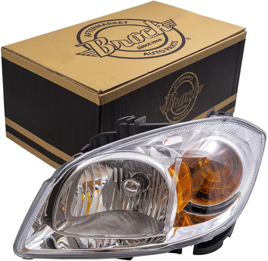 Headlight for 2005-2010 Cobalt w/Bracket Clear Lens for 2007-2009 G5 16532519 Left GM2502251