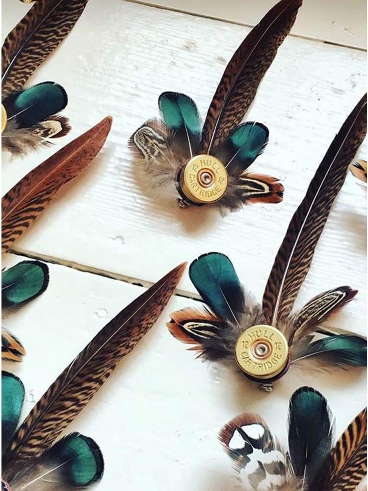 Outuxed 8 Style 240pcs Natural Feathers for Crafts Assorted Mixed Feathers for Dream Catcher