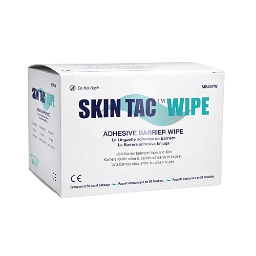 Torbot IM074407W314832 Group Inc Skin Tac"H" - Toallitas adhesivas para preparación de barreras, forma líquida, sin látex, hipoalergénica (caja de