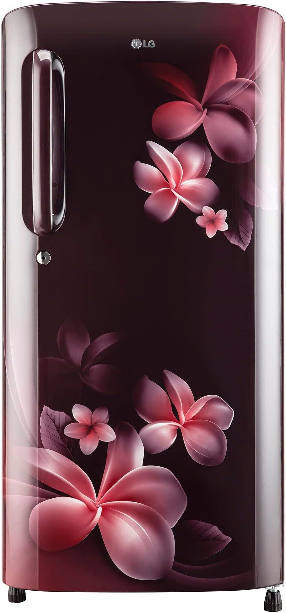 LG 215 L 3 Star Direct-Cool Single Door Refrigerator (GL-B221ASPD, Scarlet Plumeria, Moist 'N' Fresh, 2022 Model)