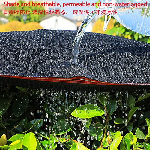 Vela de sombra negra contra el calor sofocante con protección solar 4
