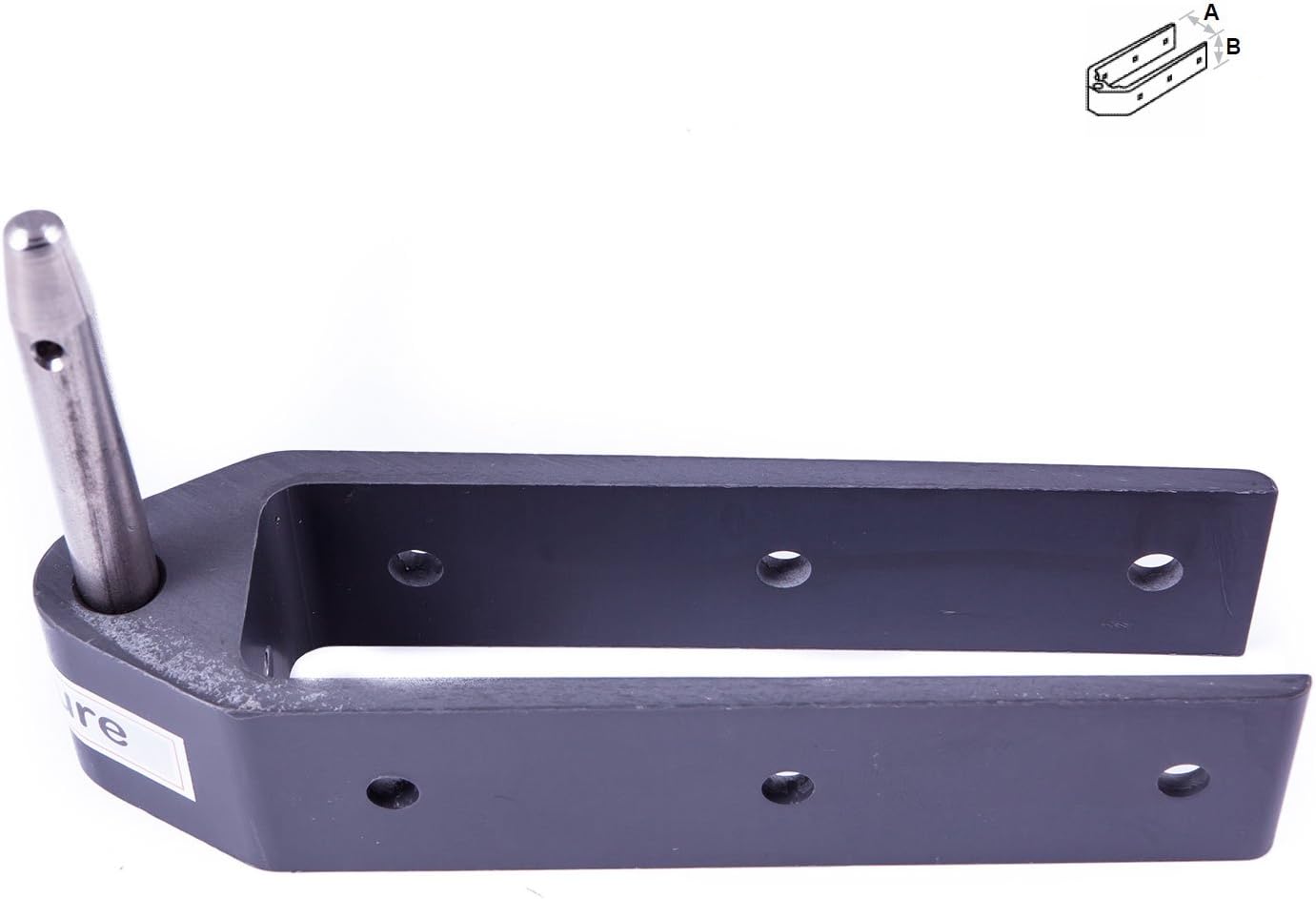 SeaSure3 Hole Bottom Rudder Pintel - 8mm - Various Sizes 25mm