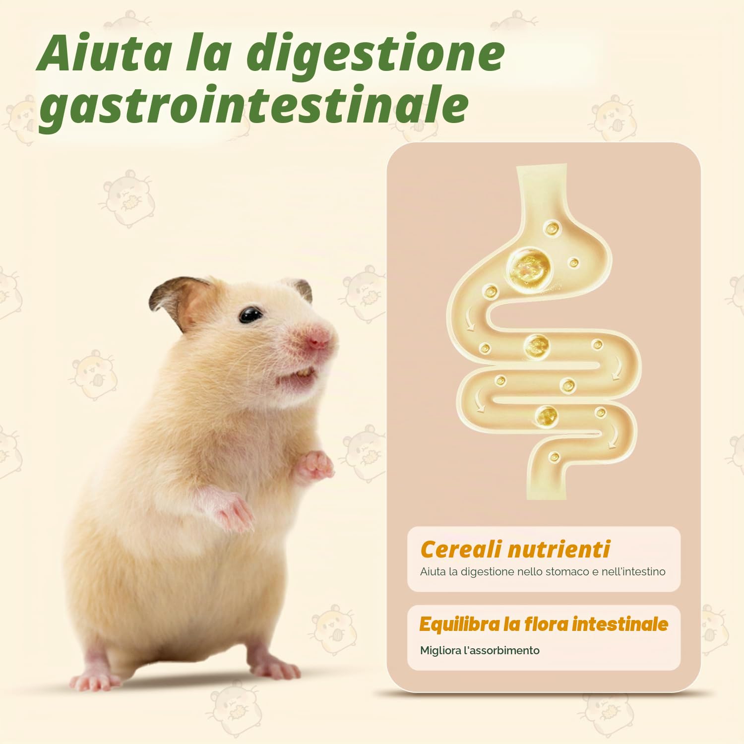 Nobleza Mangime per Criceti 500g Alimento Completo per Gerbilli