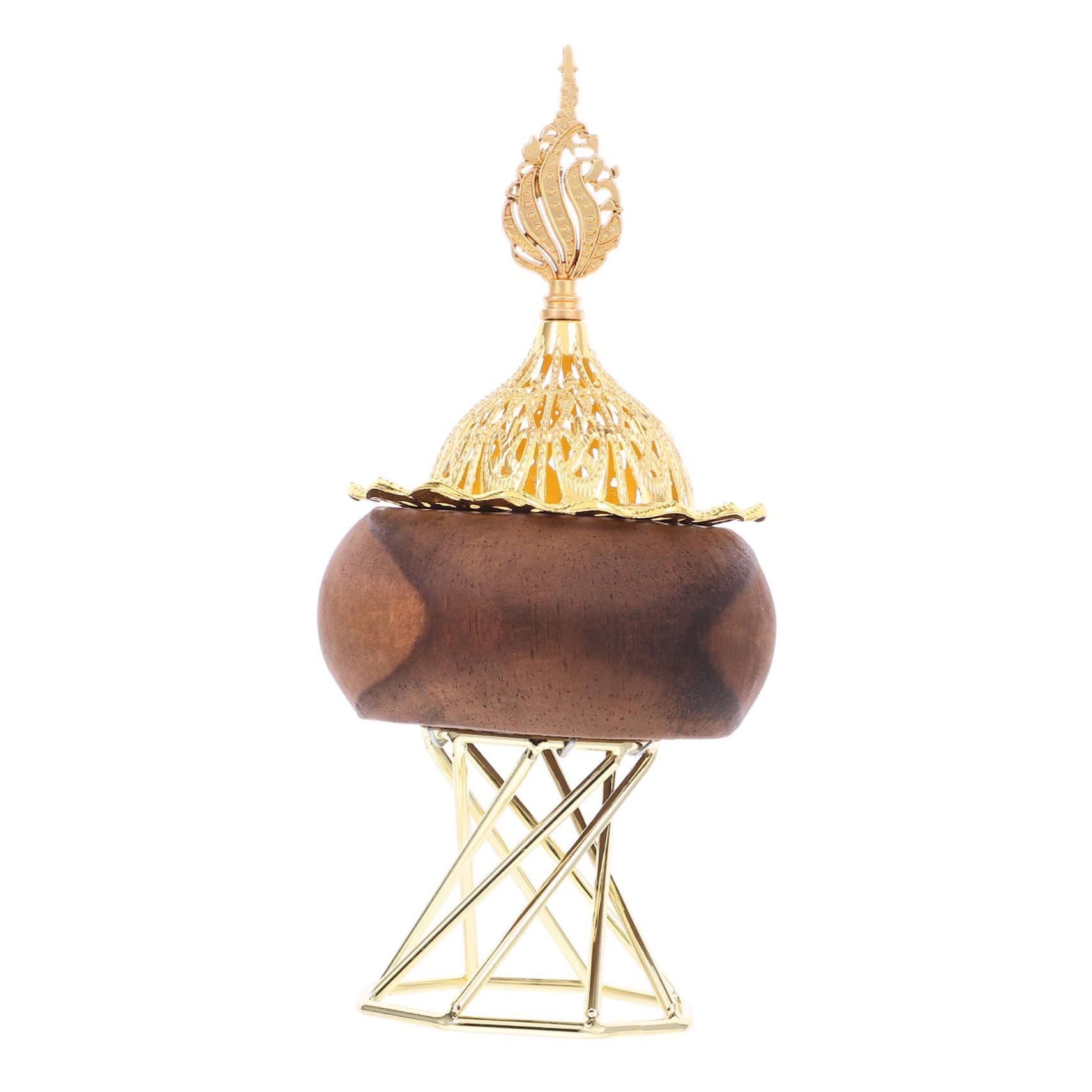 OUNONA 5 Stück Räuchergefäß mit Holz und Metallständer Eleganter Duftlampe Halter für Räucherstäbchen Stilvolle Tischdeko für Schlafzimmer Büro Meditationsraum und Wohnzimmer