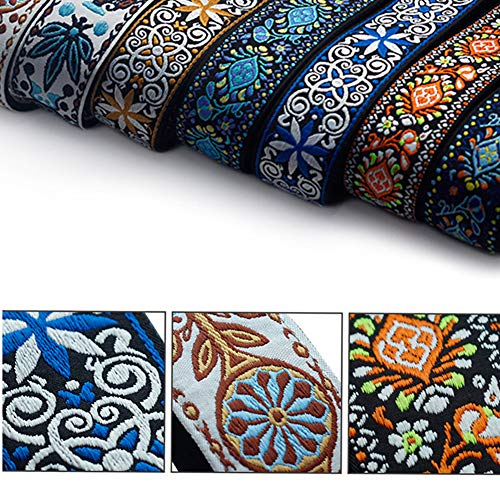 Amorar Rétro Sangle de Guitare Sangle d’ukulélé Bandoulière réglable en Coton et Cuir Broderie pour Guitare électrique… - Les Beatles, Paul McCartney, John Lennon, RIngo Starr, George Harrison Amorar Rétro Sangle de Guitare Sangle d'ukulélé Bandoulière réglable en Coton et Cuir Broderie pour Guitare électrique… – Image 5
