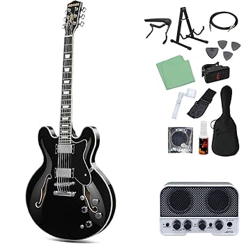 Amazon | Donner DJP-1000 Black エレキギター初心者14点セット