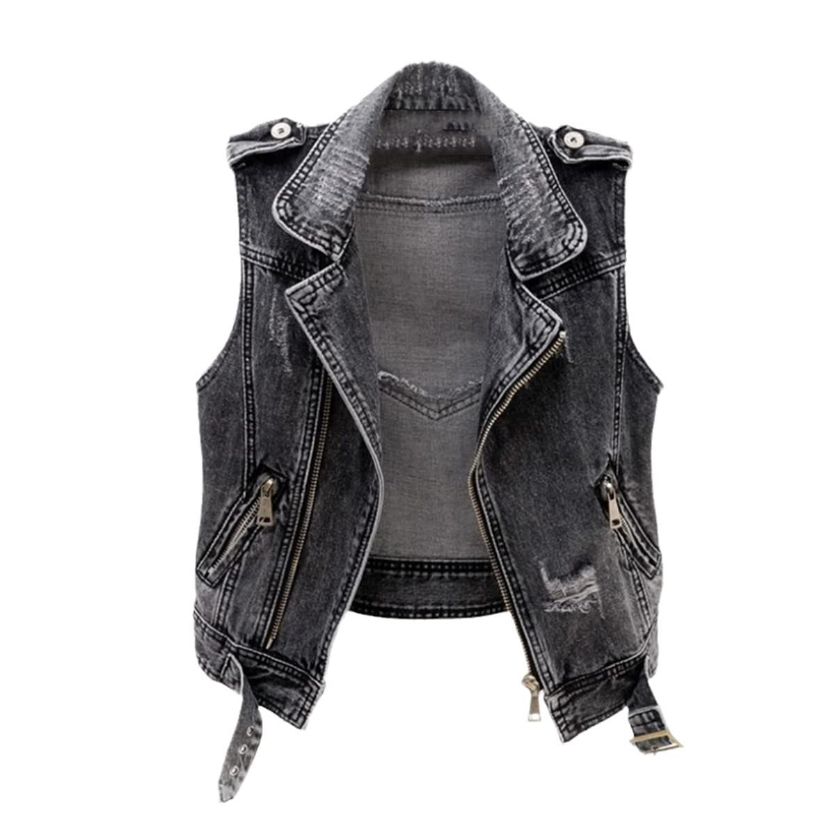 Chaleco de mezclilla mujer soluciona looks aburridos chaqueta corta vaquera gris cómoda 8