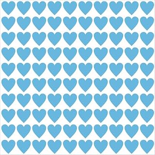 BlackArto 540 Pieces - Heart Shape Dil Self Adhessive Writable Surface Stickers Labels for Kids, Stationary, Chart Activit... Price In India