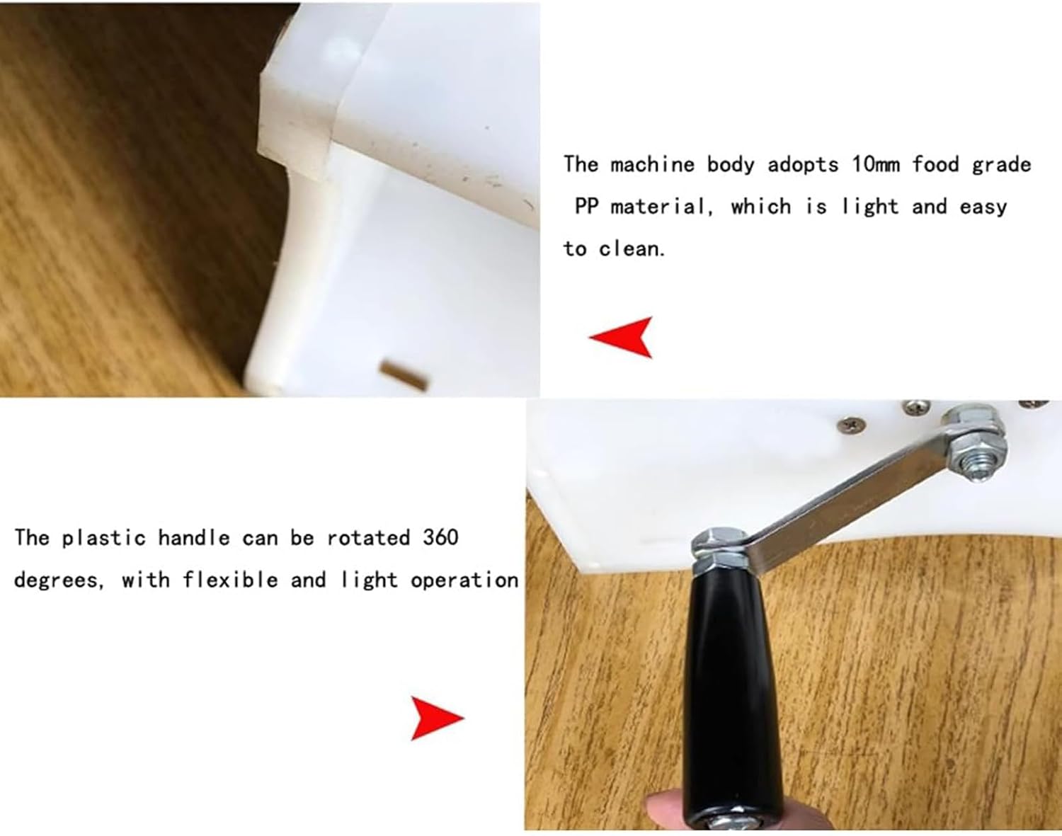 Restaurants Sausage Knotting Machine, Sausage Stuffer Knotting Machine, 0-40 mm Manual Sausage Tying Machine, Manual Sausage Linker Machinefor Food Factory (45 * 24 * 21cm)