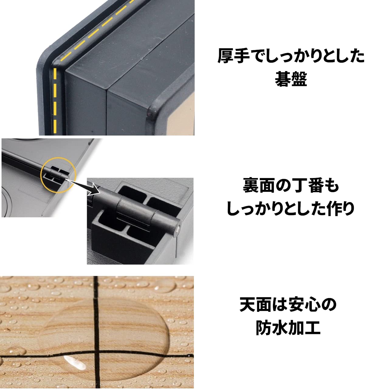 Amazon | 囲碁 ポータブル 囲碁盤 折りたたみ 囲碁セット マグネット