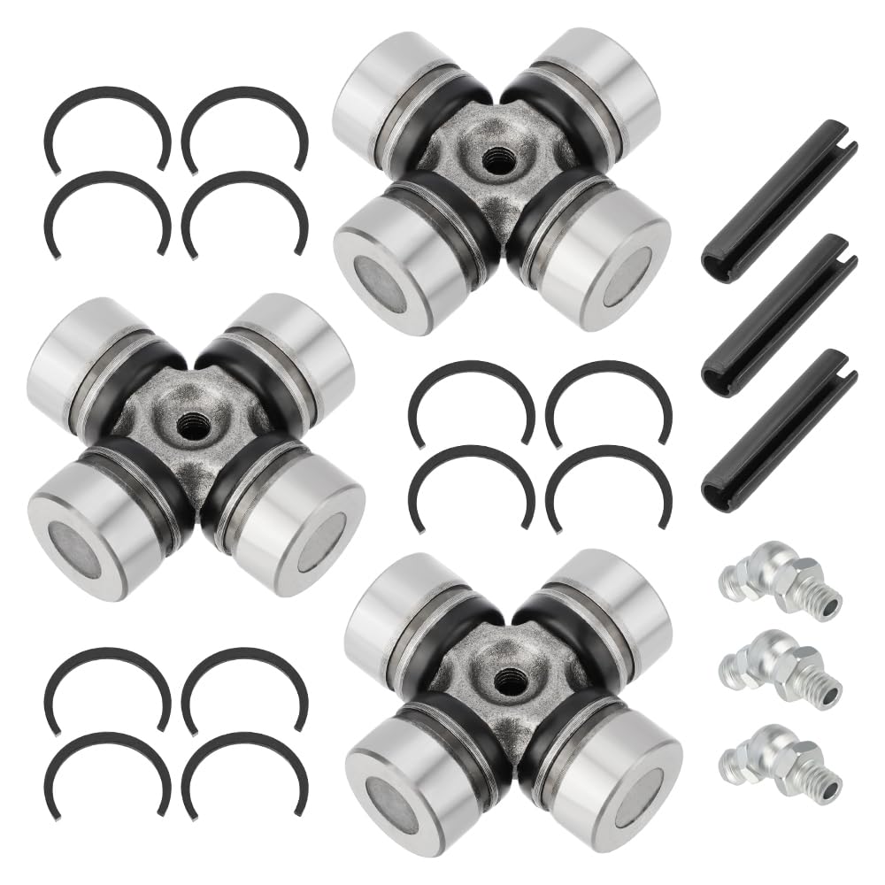 Juego de 3 crucetas eje de transmisión delantero y trasero para Polaris RZR 1000 900 800-4 Turbo RS1 Ranger Crew 1000 900 800 570 500 Diesel