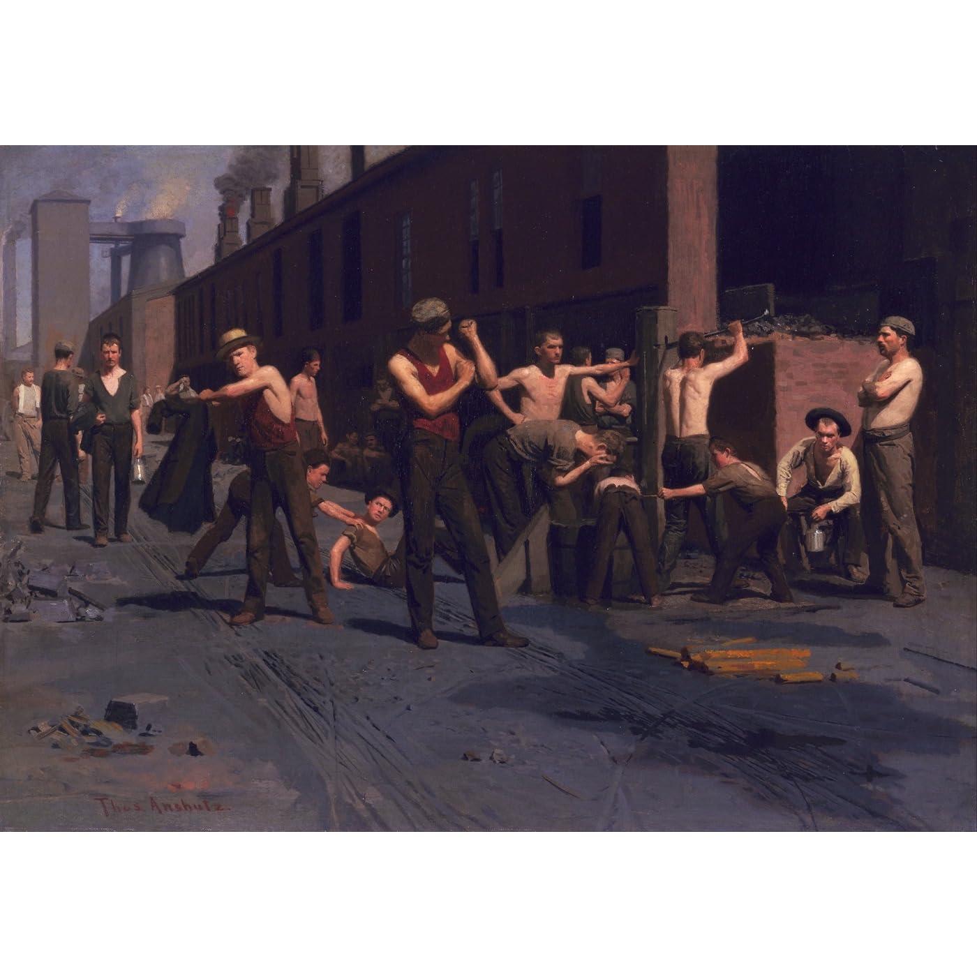 Impression giclée The Iron Workers de Thomas Anshutz, ARTICULOZY 61x81 cm - 2