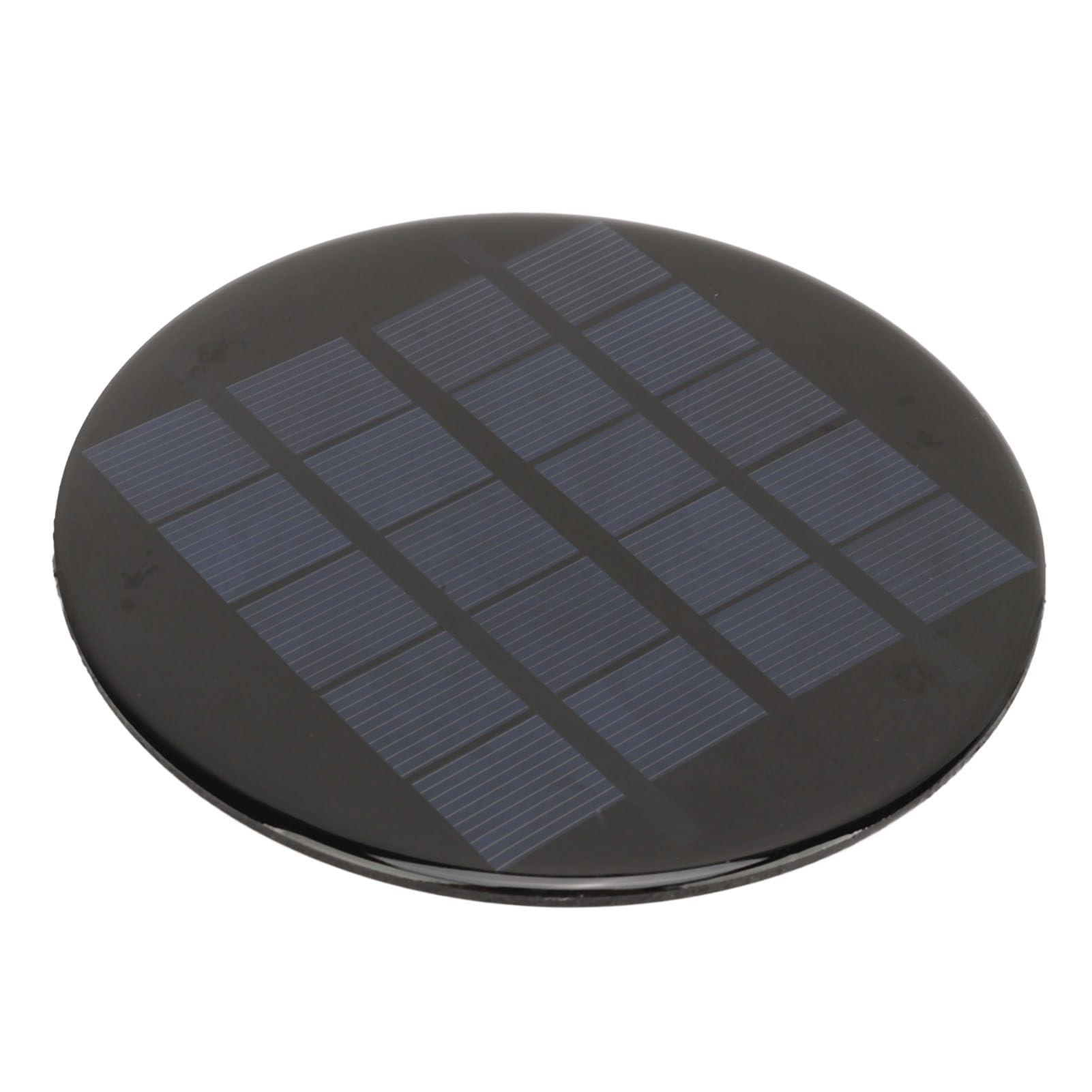 Mini Solarmodul, 1,1W 5V 120mm Rund Kleines Polykristallines Silizium Solarzellen Modul